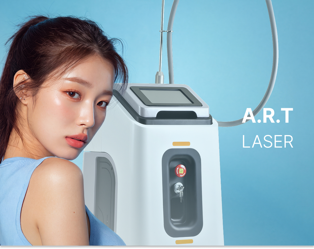 아트레이저(A.R.T Laser) 장비와 모델 이미지