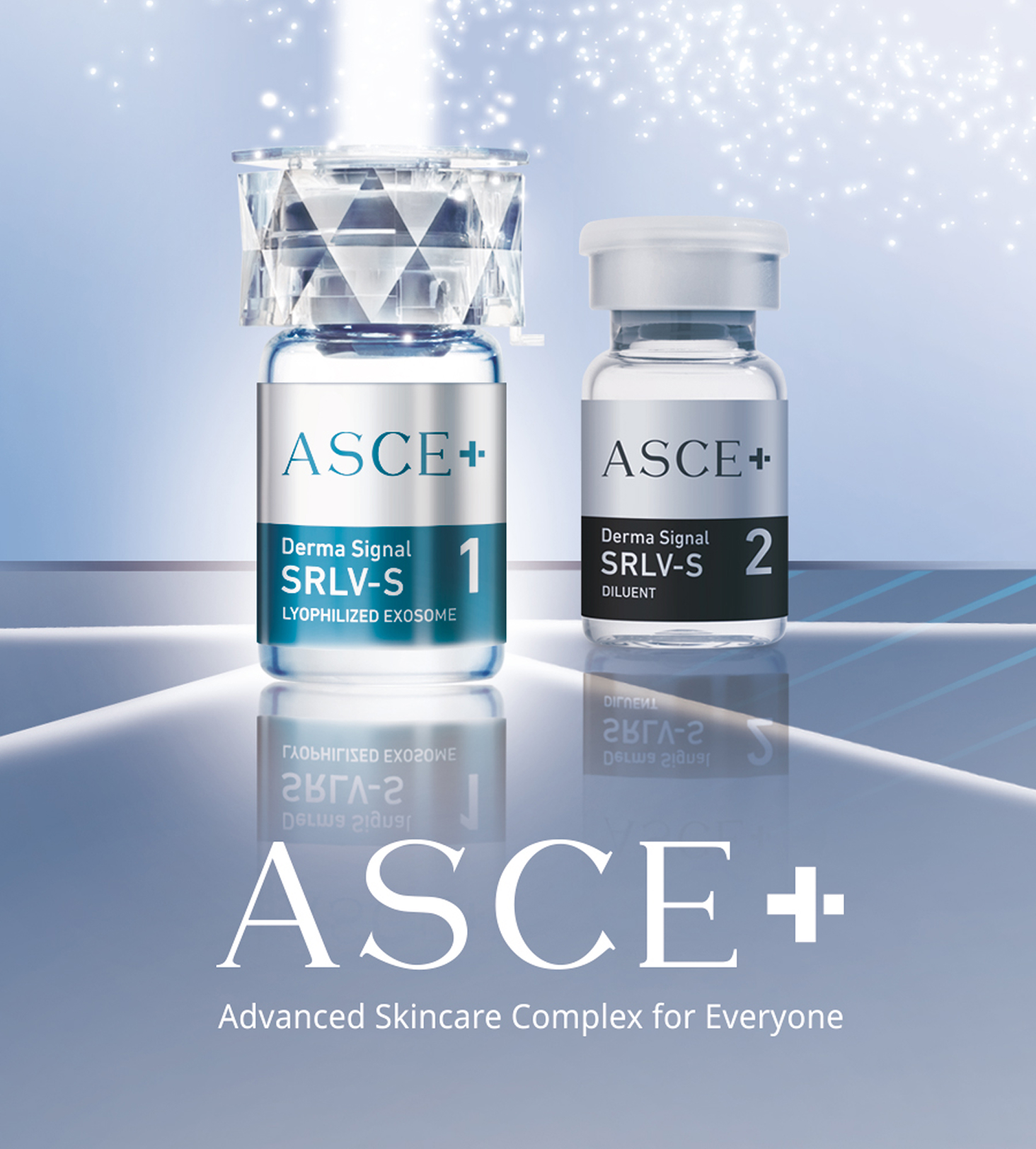 ASCE+ 제품 이미지 — Advanced Skincare Complex for Everyone