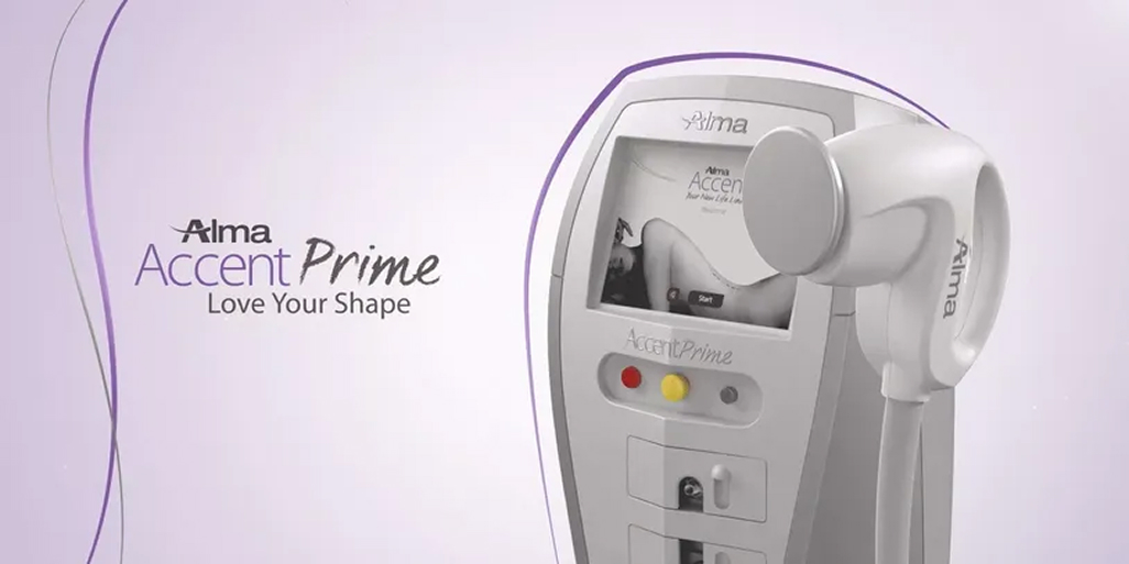 알마 액센트 프라임(Alma Accent Prime) 장비 본체와 핸드피스